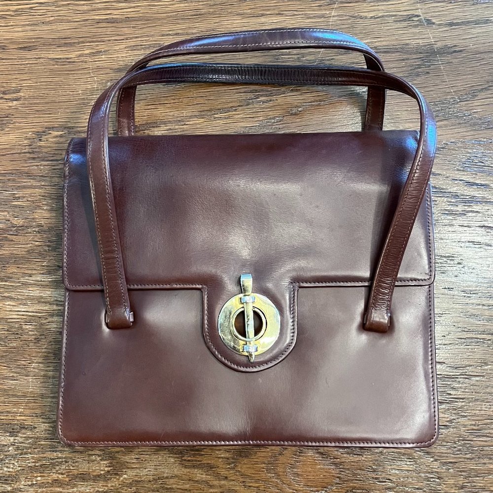 Vintage Saks Fifth Avenue Purse with Unique Clasp